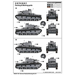 Trumpeter Maquette Char German Neubaufahrzeug Nr.3-5 pas cher
