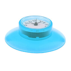 Acheter mini étanche cuisine salle de bain baignoire douche horloge avec ventouse bleu