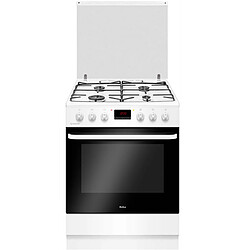 Cuisinière gaz 65l 4 feux blanc - acm6004vb - AMICA 