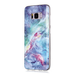 Wewoo Coque Souple Pour Galaxy S8 + Motif de dessin coloré Fabrication IMD Etui de protection en TPU ciel bleu