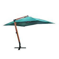 Maison Chic Parasol Jardin | Parasol flottant Melia 300 x 400 cm Vert - GKD66143