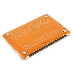 Wewoo Housse Étui Orange pour Macbook Air 13,3 pouces Chapeau-Prince 3 en 1 Crystal Hard Shell de protection en plastique avec Keyboard Guard & Port prise de poussière pas cher