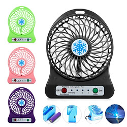 Avis Mini Ventilateur Rechargeable Portable Refroidisseur D'Air Mini Ventilateur De Bureau Ventilateurs Portables Rechargeables De Refroidissement USB Noir