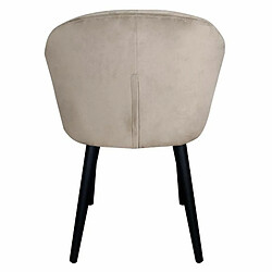 Acheter Paris Prix Fauteuil Design en Velours Glany 81cm Taupe