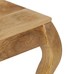 Avis vidaXL Table d'appoint 45x45x40 cm Bois de manguier massif