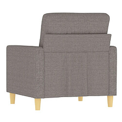 Maison Chic Fauteuil relax,Chaise pour salon Taupe 60 cm Tissu -MN38231 pas cher