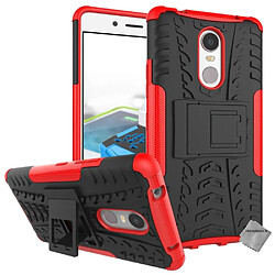 Htdmobiles Coque rigide anti choc pour Lenovo K6 Note + film ecran - ROUGE