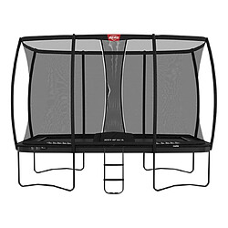 BERG Trampoline Ultim Champion Regular 500 Black avec Filet de securité Dlx Xl