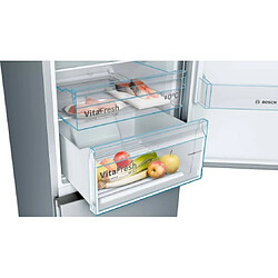 Réfrigérateur combiné 60cm 368l nofrost inox - KGN39VLEB - BOSCH pas cher