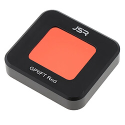 Acheter Filtre de protection de filtre d'objectif pour appareil photo de photographie pour GoPro rouge