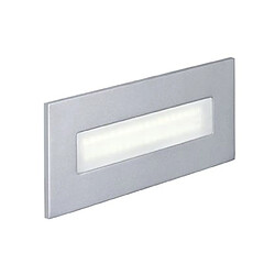 applique murale encastrée - aric baliz 3 - a led - 2.7w - 2400k - gris - aric 50267