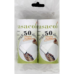 2 recharges de 50 feuilles adhésives pour brosse Casacolor