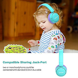 Avis Universal Rouleau de casque Bluetooth pour enfants Co., Ltd. 85dB (turquoise)