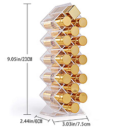 Acheter Universal Boîte à lèvres à grille 16 Boîte à lèvres en acrylique Organisateur de maquillage Boîte de rangement Etagère de cosmétique Organisateur de maquillage