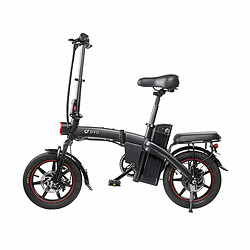 Vélo Électrique Pliant DYU A5 14 Pouces 25km/h - Moteur 350W Batterie 48V7.5Ah Freins à Disque - Noir