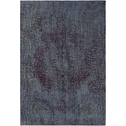 Vidal Tapis de laine 190x128 Bleu Vintage Royal