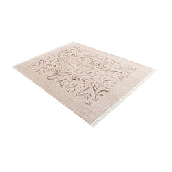 Vidal Tapis de laine 196x150 brun Darya