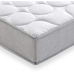 Avis Pack matelas 90x190 cm + couette + oreiller - 330 Ressorts ensachés - 5 zones de confort - 19 cm - Ferme - DEKO DREAM Springmax