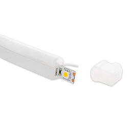 Avis Ledkia Tube Silicone LED Flex Encastré pour Ruban jusqu'à 8 mm EL0817 20 m