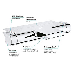 Avis Grohe - Mitigeur thermostatique de baignoire chromé - Grohtherm 2000