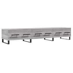 Maison Chic Meuble TV scandinave gris - Banc TV pour salon Sonoma 150x36x30 cm bois d'ingénierie -MN64985