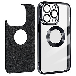 Avizar Coque iPhone 14 Pro Max Paillette Noir