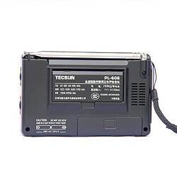 Universal Récepteur portable PL 606 Digital PLL Senior/Radio FM Stéréo/LW/SW/MW DSP Rechargeable léger