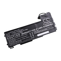 vhbw batterie compatible avec HP ZBook 17 G3, 15 G3, 15 G3 (T7V50EA), 15 G3 (T7V51EA), 15 G3 (T7V51ET) laptop (7700mAh, 11,4V, Li-Polymère, noir)