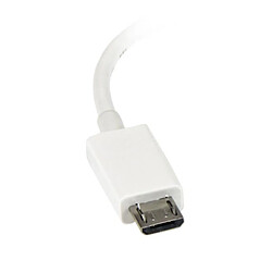 Startech WHITE MICRO USB MALE TO USB