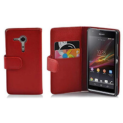 Cadorabo Coque Sony Xperia SP Etui en Rouge