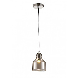 Luminaire Center Suspension Ariel Chrome poli 1 ampoule 26cm