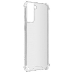 Avizar Coque Samsung Galaxy S21 Flexible Antichoc Coins Bumper Transparent