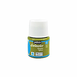 Pebeo Peinture textile Setacolor opaque - Vert olive - 45 ml