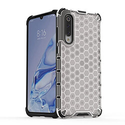 Wewoo Coque Souple Pour Xiaomi Mi 9 Lite Étui anti-choc en nid d'abeille PC + TPU Blanc pas cher