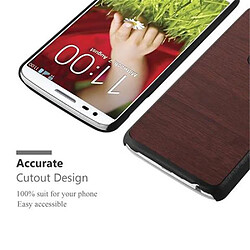 Cadorabo Coque LG G2 Etui en Marron pas cher