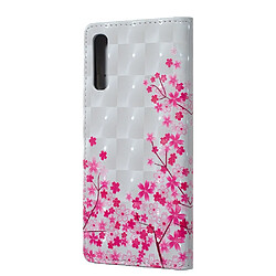 Avis Wewoo Housse Coque Etui à rabat horizontal Sakura Pattern 3D pour Galaxy A70avec porte-cartes et fentes cartescadre photo et porte-monnaie