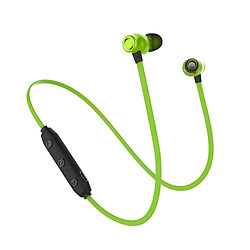 Wewoo Oreillette Bluetooth IPX4 Écouteurs Magnétiques Étanches Sans Fil V4.1 Stéréo In-Ear Casque, Pour iPhone, Samsung, Huawei, Xiaomi, HTC & Autres Smartphones Vert