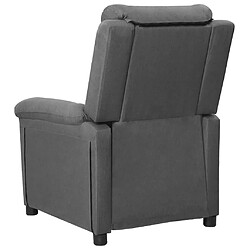 Acheter vidaXL Fauteuil inclinable Gris clair Tissu