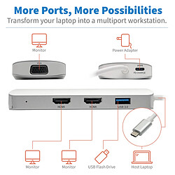 Avis Hub USB Eaton U442-DOCK12-S Argenté