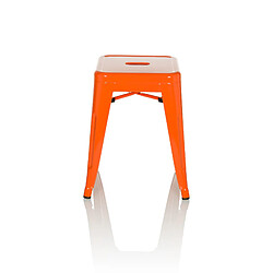 Tabouret VANTAGGIO métallique orange hjh OFFICE