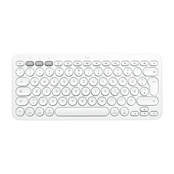 Clavier sans fil Bluetooth pour Mac Logitech K380 Blanc