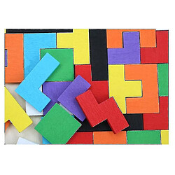 Avis Universal Blocs en bois Puzzle Brain Teasers Toy Russian Tangram Colorful Jigsaw Game