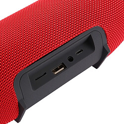 Wewoo Enceinte Bluetooth rouge Haut-parleur stéréo portable V4.1 avec sangle, microphone intégré, carte TF de soutien et AUX IN, Distance: 10m pas cher