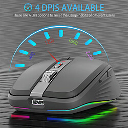 Avis Yonis Souris Sans Fil 2400DPI Dual Mode Bluetooth