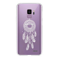 Coque Samsung Galaxy S9 360 intégrale transparente Attrape reve blanc Ecriture Tendance Design Evetane.