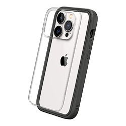 RHINOSHIELD Coque Compatible avec [iPhone 14 Pro] Mod NX - Protection Fine Personnalisable avec Technologie d'absorption des Chocs [sans BPA] - Graphite