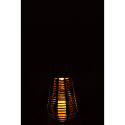 Avis Dansmamaison Lanterne Led Energie Solaire Plastique Marron Small