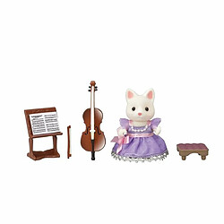 Ludendo La fille chat soie violoncelliste Sylvanian Families