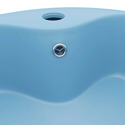 Acheter vidaXL Lavabo de Luxe 36 cm - Bleu Clair Mat