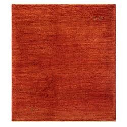 Vidal Tapis de laine 159x140 rouge Gabbeh Shouli